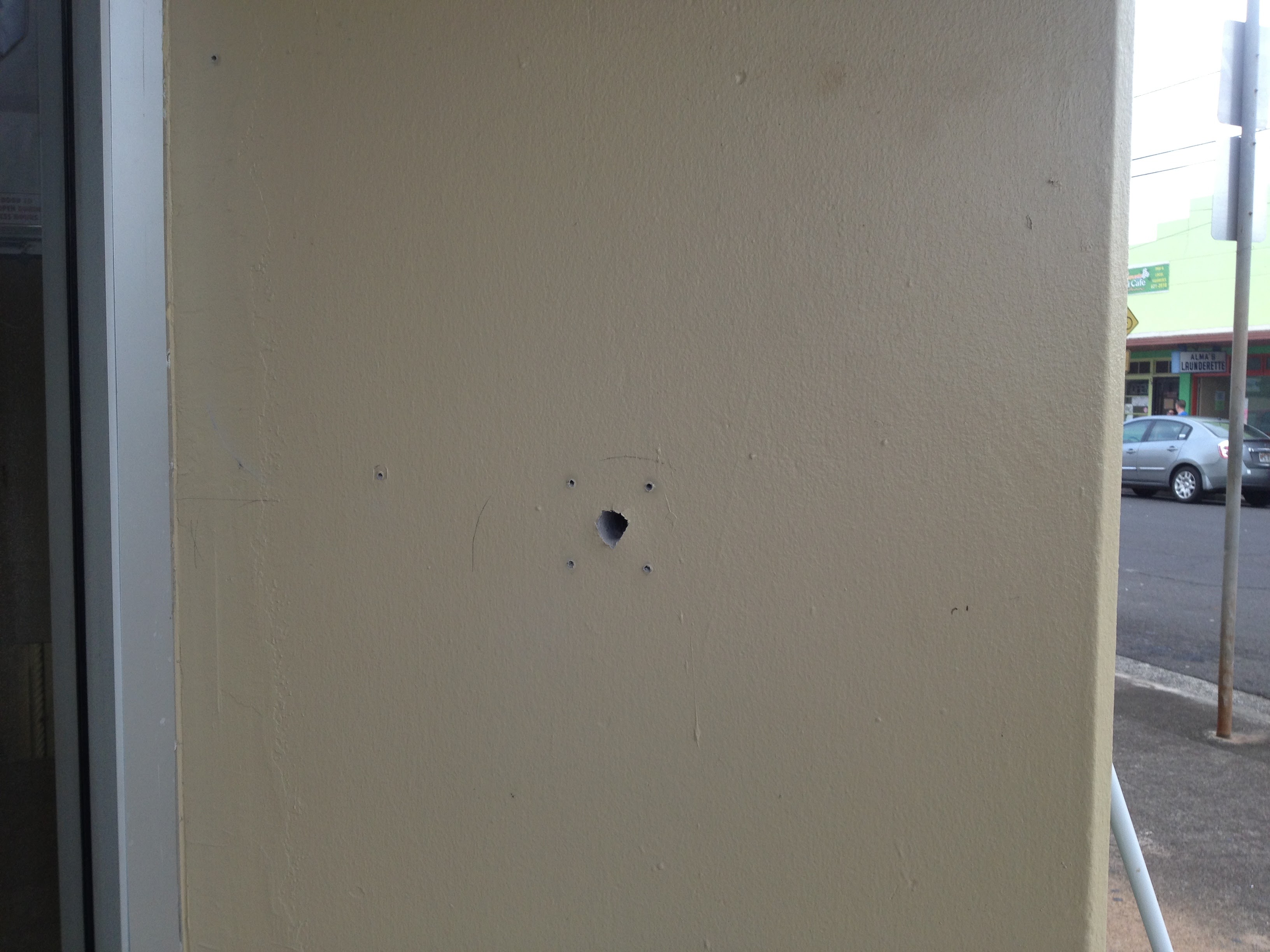 Commercial wall surface before electrical outlet rough-in
